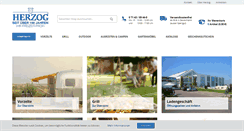 Desktop Screenshot of herzog-freizeit.de